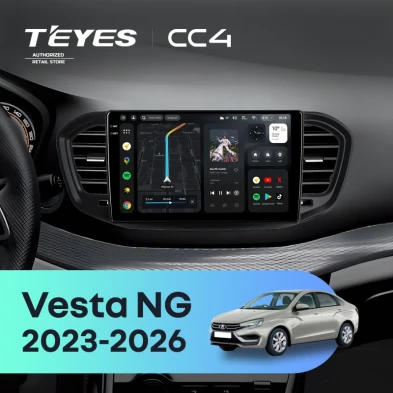 Штатная магнитола Teyes CC4 6/64 Lada Vesta NG (2023-2026) Тип-B (глянец)