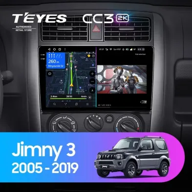 Штатная магнитола Teyes CC3 2K 360 6/128 Suzuki Jimny 3 (2005-2019)