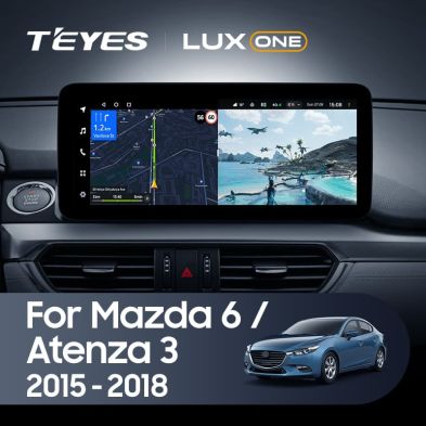 Штатная магнитола Teyes LUX ONE 360 6/128 Mazda Atenza 3 (2015-2018) Тип-A Правый руль
