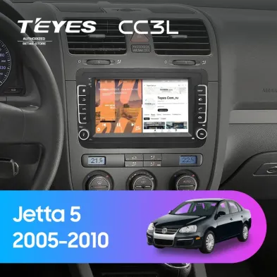 Штатная магнитола Teyes CC3L 4/32 Volkswagen Jetta 5 (2005-2010) (с кнопками) 7"