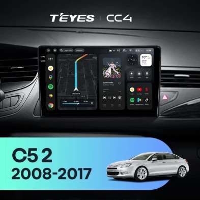 Штатная магнитола Teyes CC4 6/64 Citroen C5 2 (2008-2017) F1