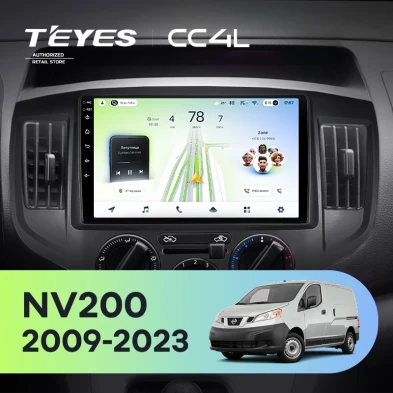 Штатная магнитола Teyes CC4L 6/64 Nissan NV200 M20 (2009-2023) F2