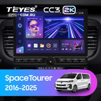 Штатная магнитола Teyes CC3 2K 6/128 Citroen SpaceTourer (2016-2025) (13" с кнопками)