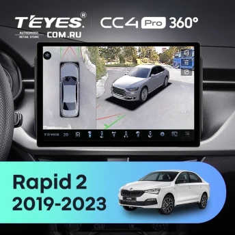 Штатная магнитола Teyes CC4 Pro 360 8/128 Volkswagen Polo 6 (2020-2022) (13")