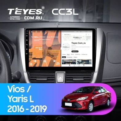 Штатная магнитола Teyes CC3L 4/32 Toyota Yaris L (2016-2019)