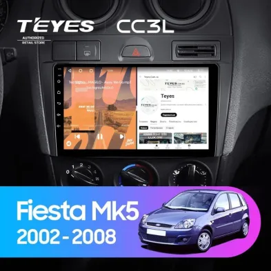 Штатная магнитола Teyes CC3L 4/64 Ford Fiesta Mk5 (2002-2008)