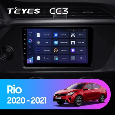 Штатная магнитола Teyes CC3 4/32 Kia Rio 4 IV FB (2020-2022)