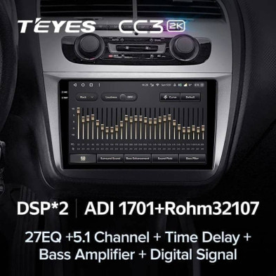 Штатная магнитола Teyes CC3 2K 4/32 Volkswagen Sagitar (2019-2024)