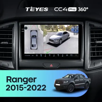 Штатная магнитола Teyes CC4 Pro 360 8/128 Ford Ranger P703 (2015-2022) Тип-B
