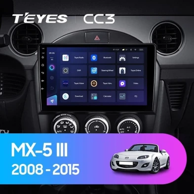 Штатная магнитола Teyes CC3 4/32 Mazda MX-5 (2008-2015)