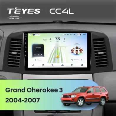 Штатная магнитола Teyes CC4L 6/64 Jeep Grand Cherokee 3 WK (2004-2007) F1