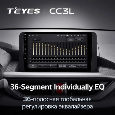 Штатная магнитола Teyes CC3L 4/32 Toyota Wigo (2022-2023) F2