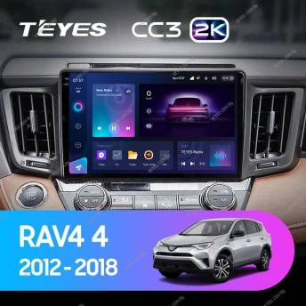 Штатная магнитола Teyes CC3 2K 6/128 Toyota RAV4 (2012-2018)