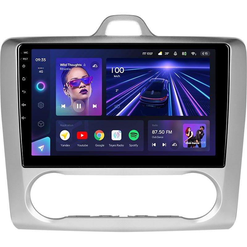 Штатная магнитола Teyes CC3 4/32 Ford Focus 2 Mk 2 (2004-2011) F2