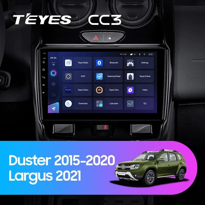 Штатная магнитола Teyes CC3 4/32 Renault Duster (2015-2020) F2