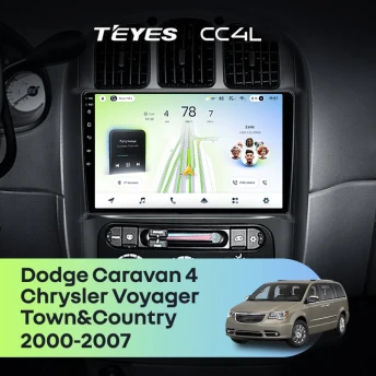Штатная магнитола Teyes CC4L 6/64 Chrysler Voyager (2000-2007) Тип-B