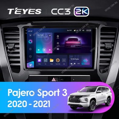 Штатная магнитола Teyes CC3 2K 4/32 Mitsubishi Pajero Sport 3 (2020-2021)