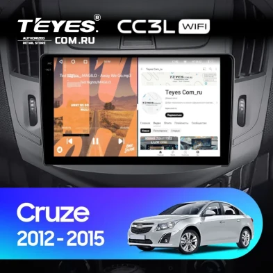 Штатная магнитола Teyes CC3L WiFi 2/32 Chevrolet Cruze J300 J308 (2012-2015) F1
