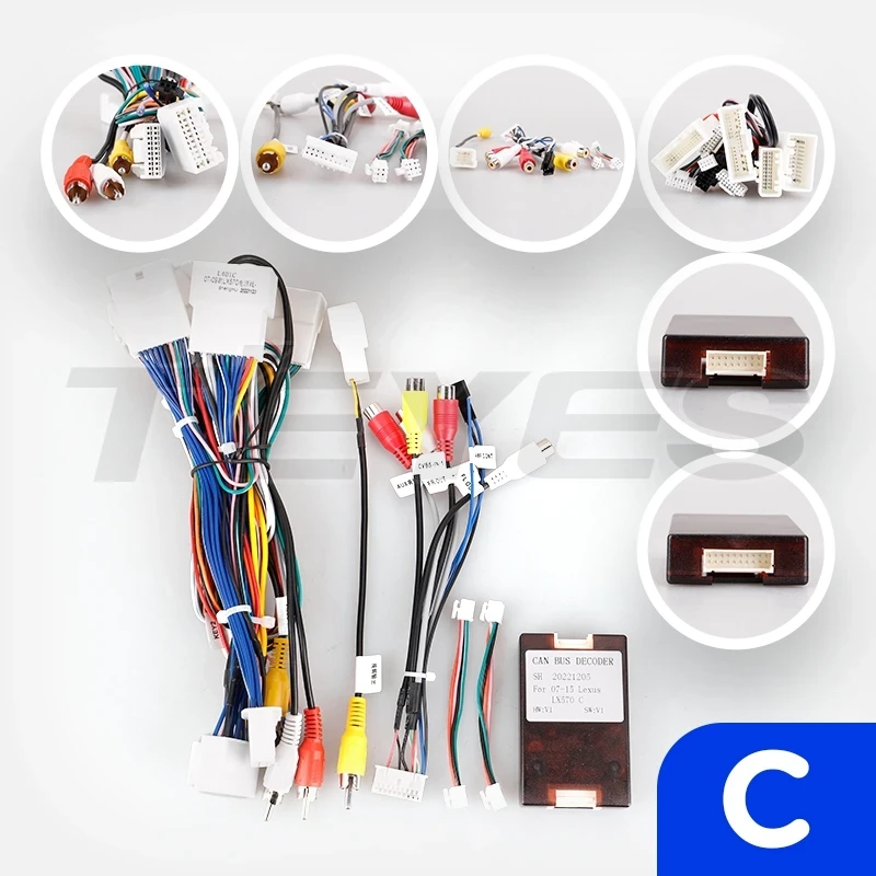 Переходная рамка Lexus LX570 J200 3 (2007-2015) Тип-C (9")