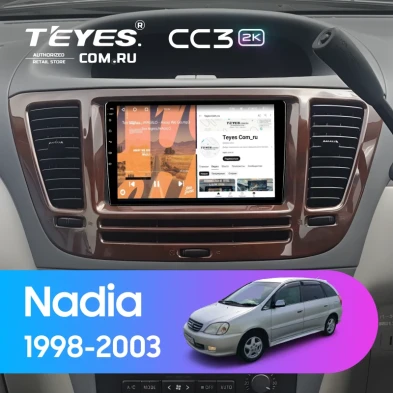 Штатная магнитола Teyes CC3 2K 360 6/128 Toyota Nadia (1998-2003)