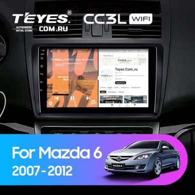 Штатная магнитола Teyes CC3L WiFi 2/32 Mazda 6 2 GH (2007-2012)