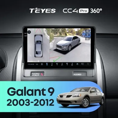 Штатная магнитола Teyes CC4 Pro 360 12/256 Mitsubishi Galant 9 (2003-2012)
