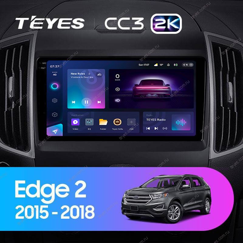 Штатная магнитола Teyes CC3 2K 4/32 Ford Edge 2 (2015-2018) F1