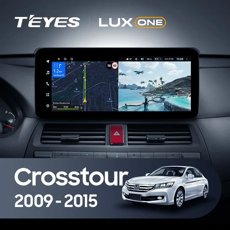 Штатная магнитола Teyes LUX ONE 6/128 Honda Crosstour 1 TF (2009-2015)