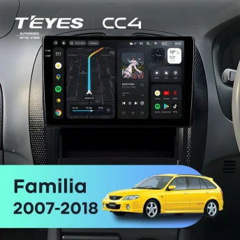 Штатная магнитола Teyes CC4 6/64 Mazda Familia (2007-2018) Правый руль