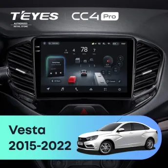 Штатная магнитола Teyes CC4 Pro 12/256 Lada Vesta Cross Sport (2015-2022) F1