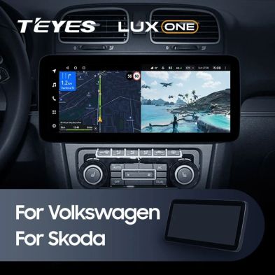Штатная магнитола Teyes LUX ONE 6/128 Volkswagen Bora (2008-2012)