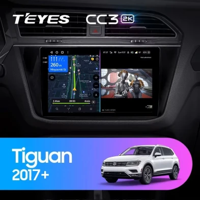 Штатная магнитола Teyes CC3 2K 4/64 Volkswagen Tiguan 2017+