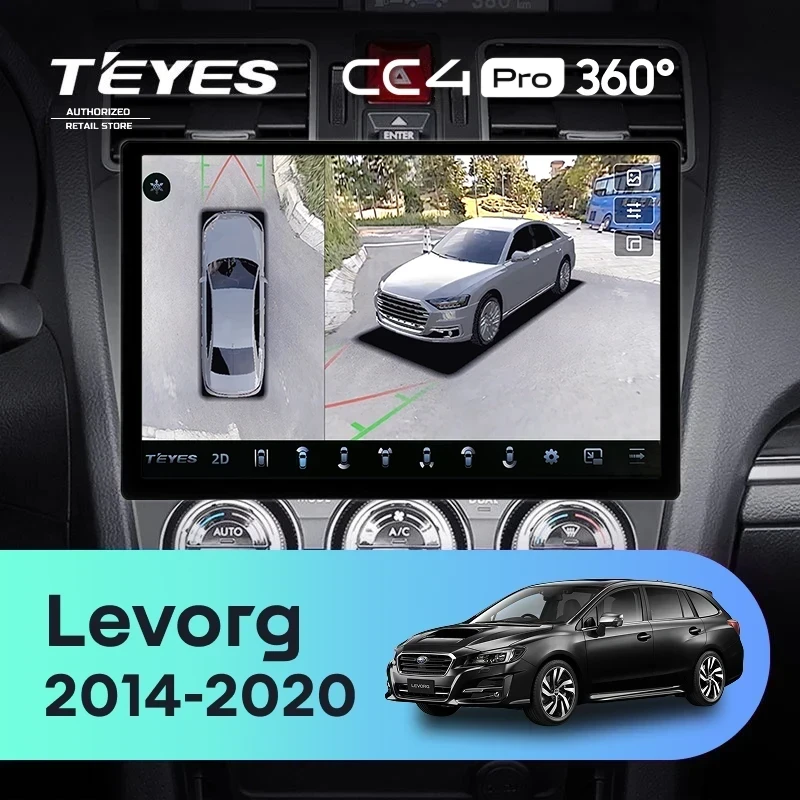 Штатная магнитола Teyes CC4 Pro 360 12/256 Subaru Levorg VM (2014-2020) F1 (11")