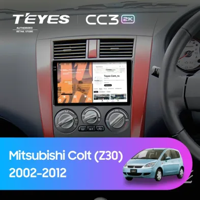 Штатная магнитола Teyes CC3 2K 4/32 Mitsubishi Colt (Z30) (2002-2012) Правый руль