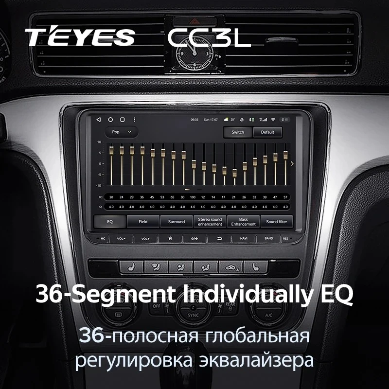 Магнитола Teyes CC3L 4/32 Volkswagen / Skoda Универсал 9"