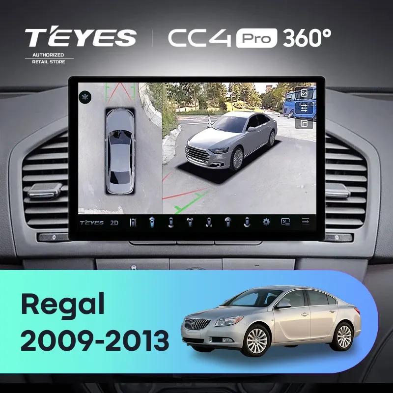 Штатная магнитола Teyes CC4 Pro 360 12/256 Opel Insignia (2009-2013) (13")
