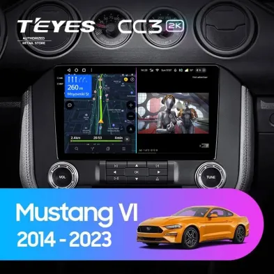 Штатная магнитола Teyes CC3 2K 6/128 Ford Mustang VI S550 (2014-2023) F1