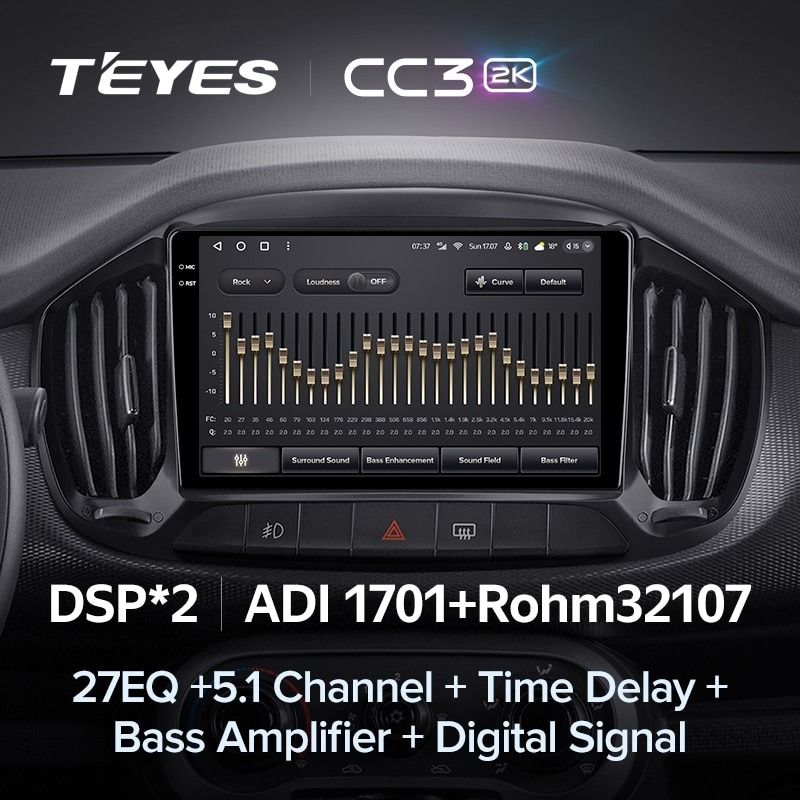 Штатная магнитола Teyes CC3 2K 6/128 Fiat Uno (2014-2020)