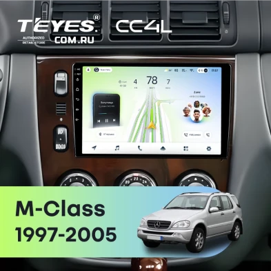 Штатная магнитола Teyes CC4L 6/64 Mercedes ML W163 (1997-2005) (дерево)