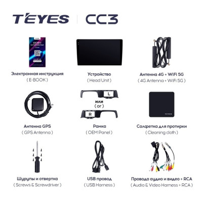 Штатная магнитола Teyes CC3L 4/32 Kia Sonet (2020-2022)