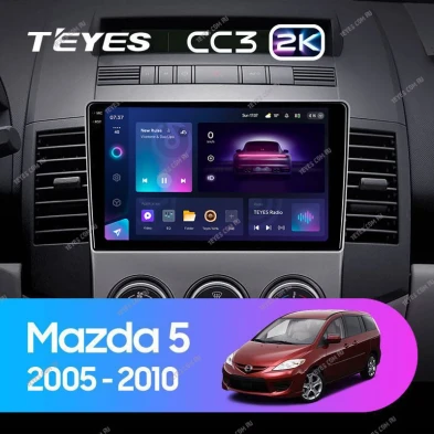 Штатная магнитола Teyes CC3 2K 6/128 Mazda 5 2 CR (2005-2010)