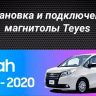 Штатная магнитола Teyes CC3L WiFi 2/32 Toyota Esquire 1 (2014-2020) Правый руль