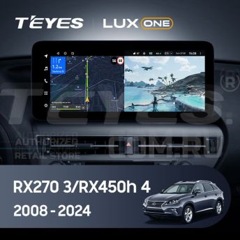 Штатная магнитола Teyes LUX ONE 4/32 Lexus RX450h 4 AL20 (2015-2024) Тип-D