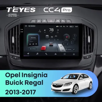Штатная магнитола Teyes CC4 Pro 12/256 Opel Insignia (2013-2017) Тип-B
