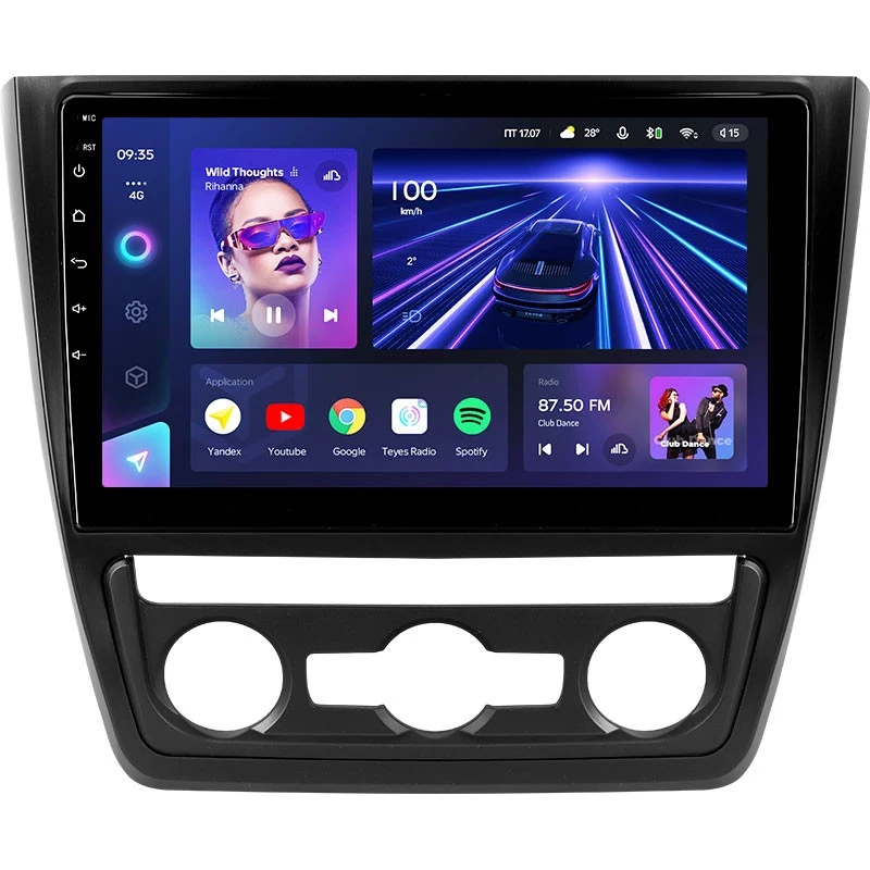 Штатная магнитола Teyes CC3 4/32 Skoda Yeti 5L (2009-2014)