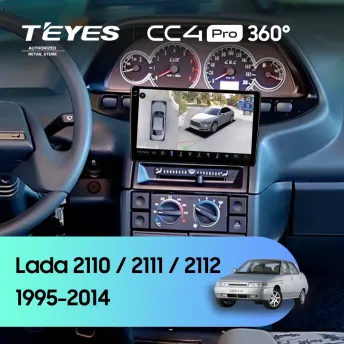Штатная магнитола Teyes CC4 Pro 360 8/128 Lada 2110 (1995-2014)