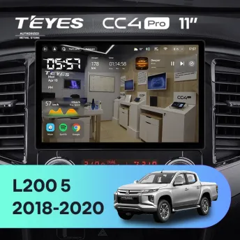 Штатная магнитола Teyes CC4 Pro 8/128 Mitsubishi L200 5 (2018-2020) F1 (11")