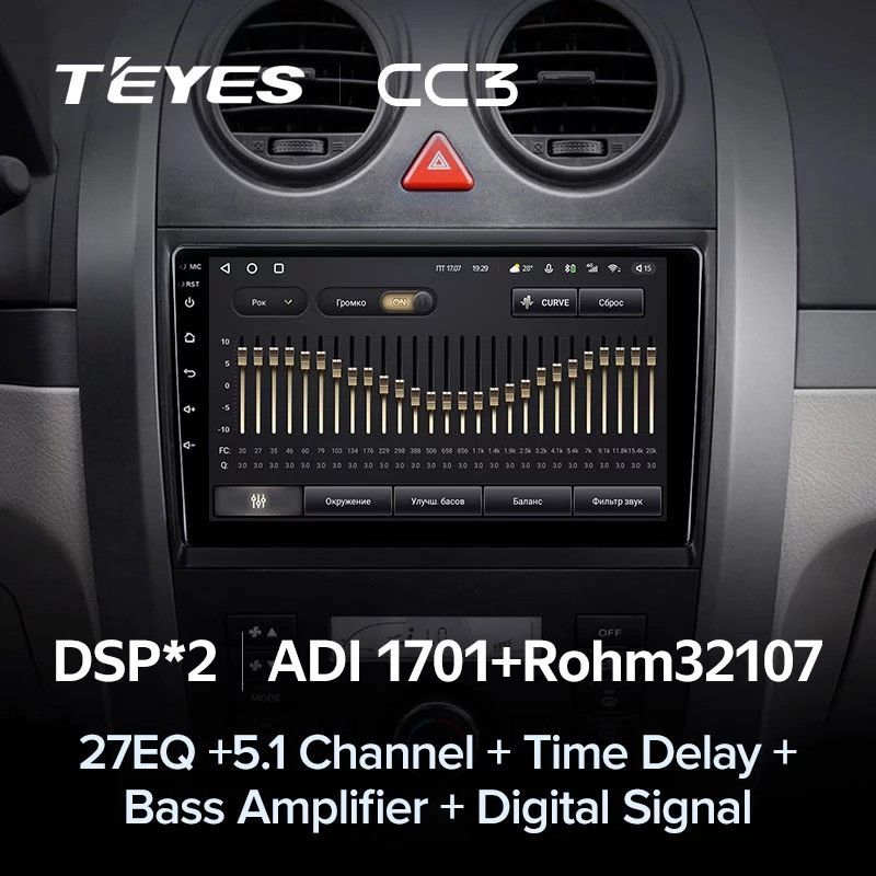 Штатная магнитола Teyes CC3 4/32 Great Wall Hover H3 H5 (2011-2016)