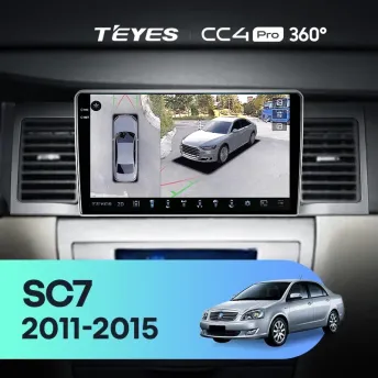 Штатная магнитола Teyes CC4 Pro 360 12/256 Geely SC7 (2011-2015)