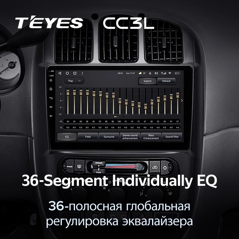 Штатная магнитола Teyes CC3L 4/64 Chrysler Town &amp; Country 4 RS (2000-2007) Тип-A